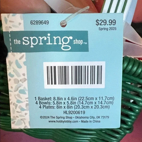 The Spring Shop Watermelon Serveware Set - Red and Green - Picture 2 of 3